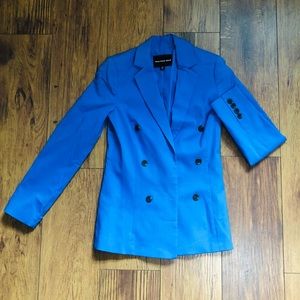 Who What Wear Blue Blazer